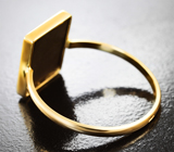 Кольцо с аммолитом аммонита 3,38 карата Золото