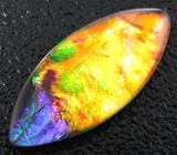 Кольцо с аммолитом аммонита 2,03 карата Золото