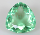 Кольцо с зеленым флюоритом 4,27 карата Золото