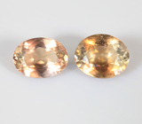 Пара андалузитов 1,01 карата