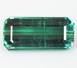 Кольцо с изумрудно-зеленым турмалином 2,4 карата и бриллиантами Золото