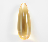 Кулон с чистейшим бриолетом цитрина 16,52 карата Золото