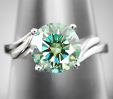 Комплект с муассанитами 4,64 карата Золото