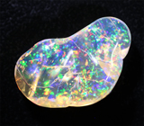 Кольцо с кристаллическим мексиканским опалом 2,91 карата Золото