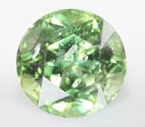 Крупный! Мятно-зеленый "неоновый" апатит 17,6 карата