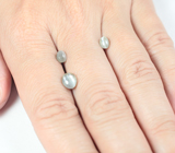 Набор из 3 хризобериллов с эффектом кошачьего глаза 3,01 карата