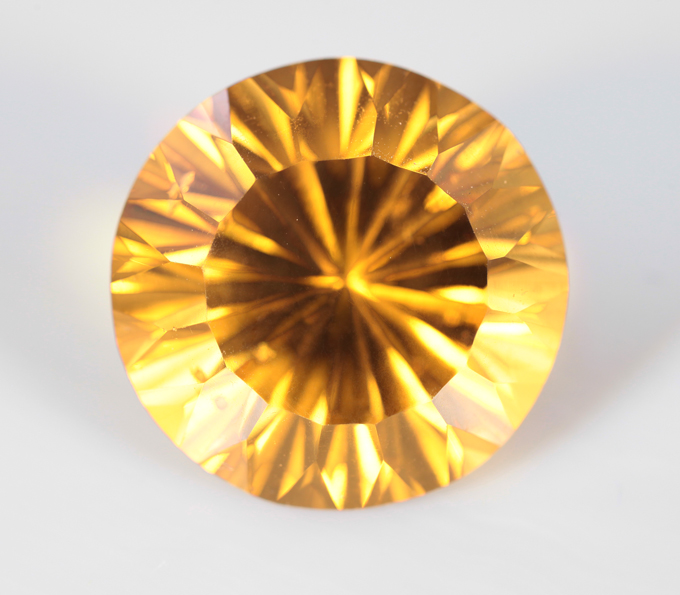 Чистейший цитрин авторской огранки 11 карат