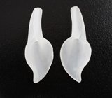 Пара резного кварца 15,08 карата