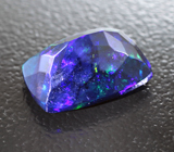 Ограненный черный опал 2,22 карата