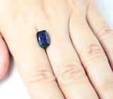 Ограненный черный опал 2,22 карата