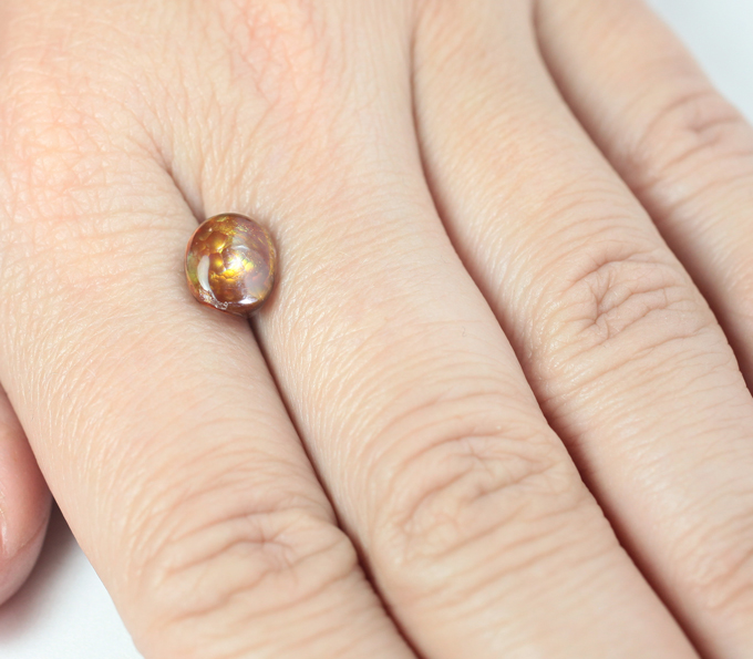 Мексиканский огненный агат 2,01 карата