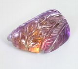 Крупный! Резной аметрин 87,69 карата