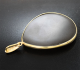 Кулон с пиритовым аммонитом с симбирцитом 90,43 карата