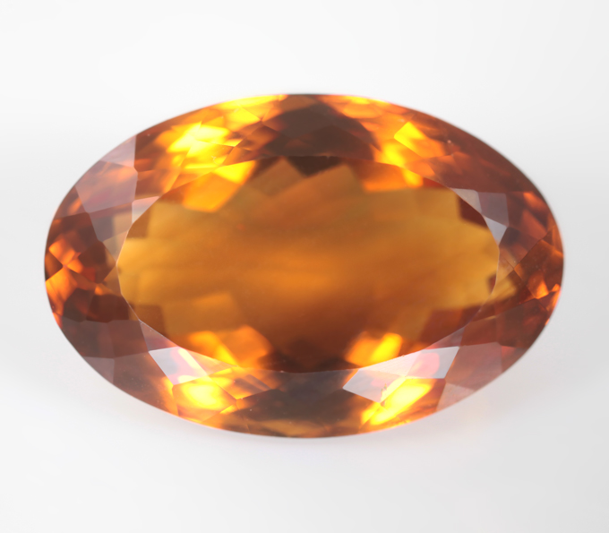 Кулон с чистейшим цитрином топового цвета 14,43 карата