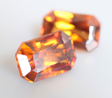 Пара ярких цирконов 2,78 карата