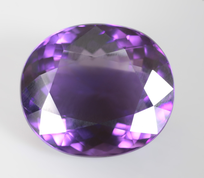 Кулон с чистейшим уругвайским аметистом 19,41 карата