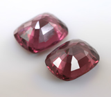 Пара пурпурно-красных шпинелей 2,87 карата