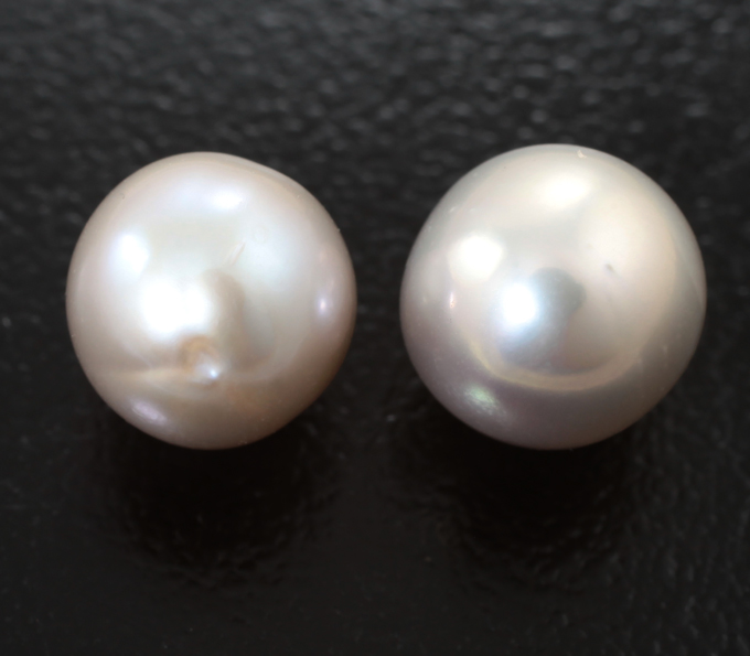 Подвесы для серег с цветным морским жемчугом 6,99 карата