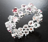 Кольцо с разноцветными шпинелями 3,55 карата