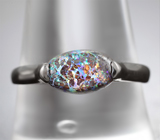 Кольцо с австралийским болдер опалом 1,55 карата