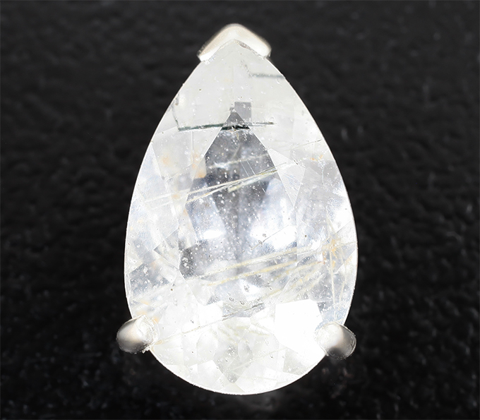 Серебро 925 Кулон с редким фенакитом с включением рутила 2,72 карата