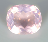 Чистейший крупный розовый кварц эффектной огранки 16,84 карата