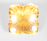 Чистейший крупный резной цитрин 24,19 карата