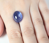 Крупный насыщенный танзанит 16,92 карата