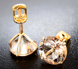 Пусеты с топазами 8,31 карата