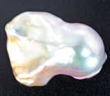 Кулон с крупной морской жемчужиной барокко 43,75 карата, изумрудами, цирконами и апатитами Серебро 925