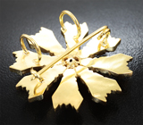 Брошь/кулон с андалузитом 0,98 карата Серебро 925