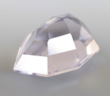 Чистейший лавандовый аметист авторской огранки 4,59 карата