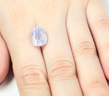 Лавандовый аметист авторской огранки высокой чистоты 4,96 карата