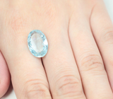 Насыщенный аквамарин 6,74 карата