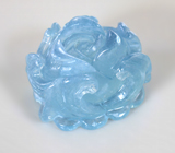 Крупный! Резной аквамарин 36,53 карата