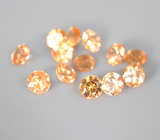 Набор из 13 спессартинов гранатов 2,13 карата