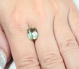 Open color grade! Желтовато-зеленый турмалин 3,92 карата