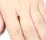 Оранжевато-желтый турмалин 0,61 карата