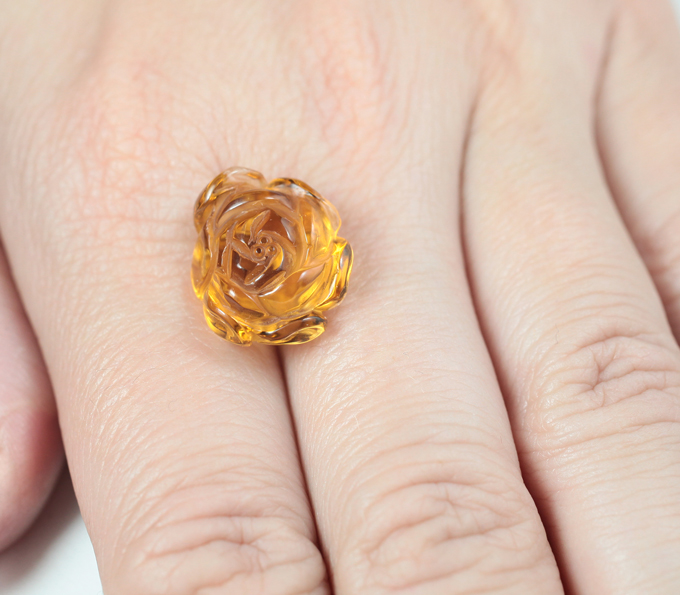 Резной цитрин 13,06 карата