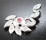 Кулон с биксбитом 0,21 карата и бриллиантами Золото