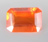 Мексиканский ограненный "огненный" опал 0,86 карата