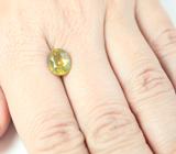 Ярко-желтый циркон высокой чистоты 3,63 карата