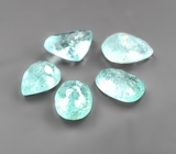 Набор из 5 параиба турмалинов 1,16 карата