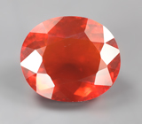 Крупный мексиканский ограненный "огненный" опал 3,56 карата