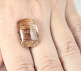 Крупный рутиловый кварц 21,71 карата