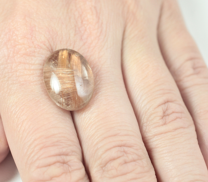 Рутиловый кварц 14,13 карата