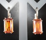 Серьги со сфалеритами 19,25 карата
