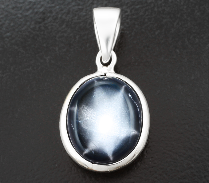 Серебро 925 Кулон со звездчатым сапфиром 10,01 карата