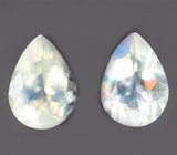 Пара ограненных лунных камней 1,17 карата