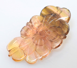 Резной полихромный турмалин 3,99 карата